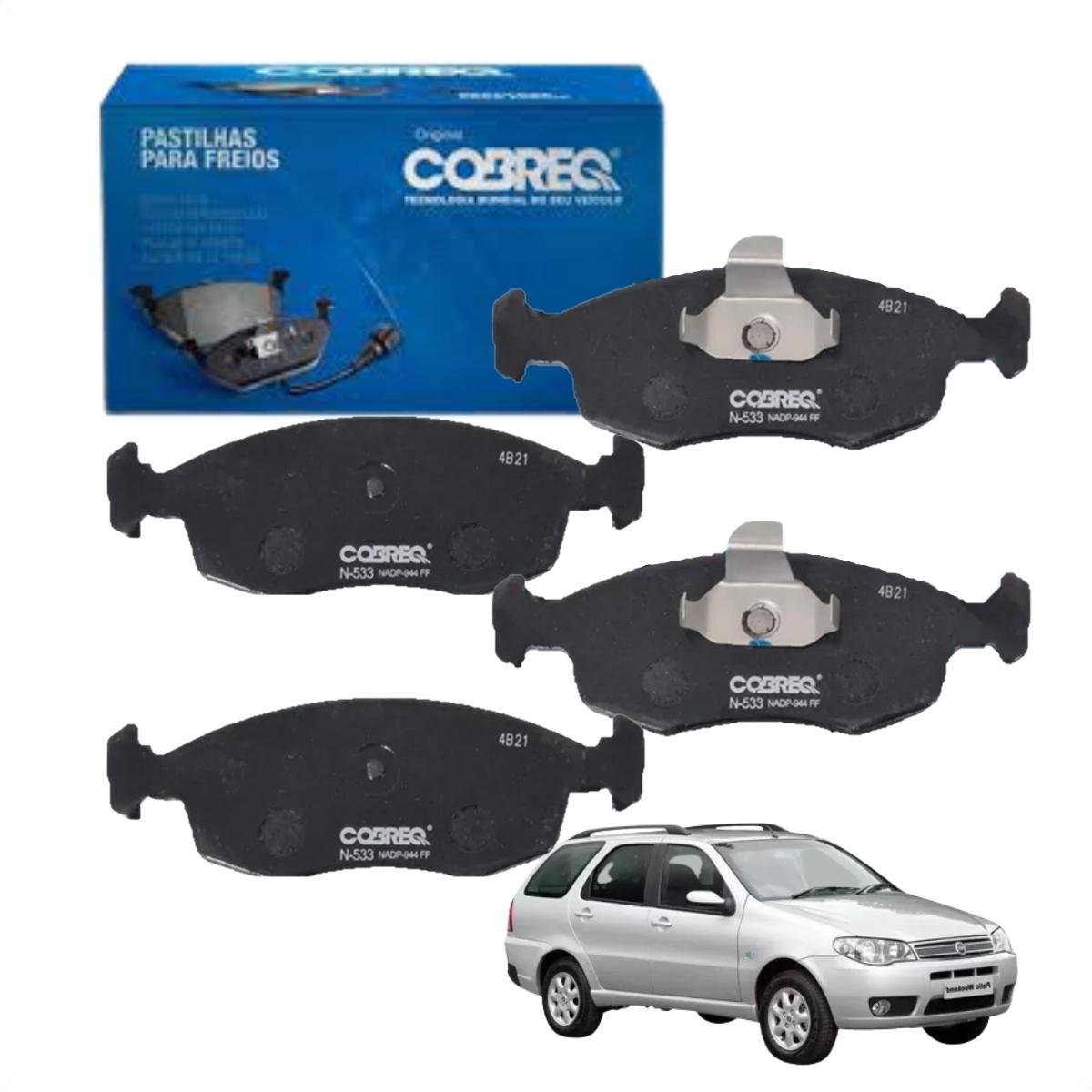 PASTILHA FREIO DIANTEIRO