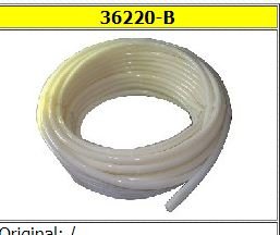 MANGUEIRA MOLA ASPIRAL - ANTIRUIDO SILICONADA BRANCA LEITOSA (1/2X1,00X13MM)