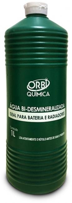 AGUA DESMINERALIZADA 1 LITRO DESTILADA BATERIA E RADIADOR