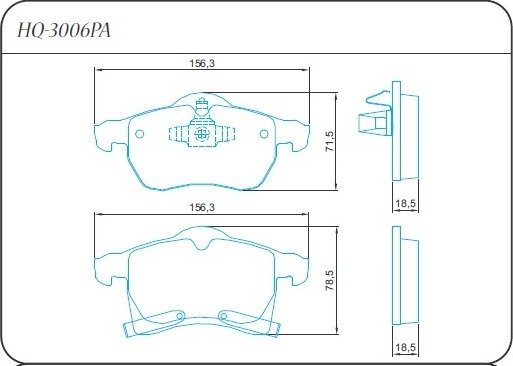 PASTILHA FREIO DIANTEIRO