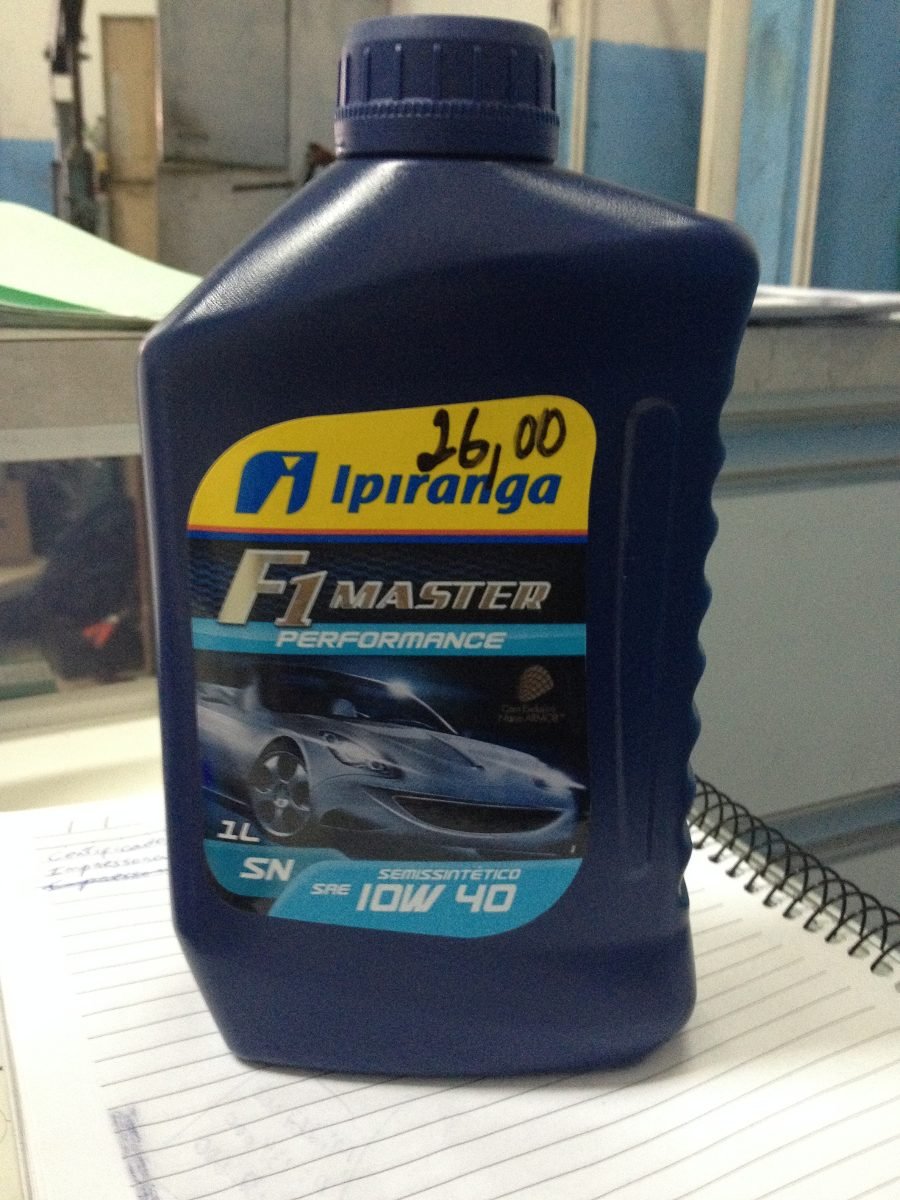 OLEO MOTOR LITRO - 10W40 F1 MASTER PERFORMANCE SEMISINTETICO