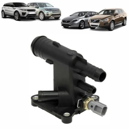 FLANGE DAS MANGUEIRAS AGUA CABECOTE MOTOR - CONEXAO