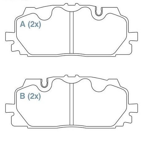 PASTILHA FREIO DIANTEIRA - CERAMICA
